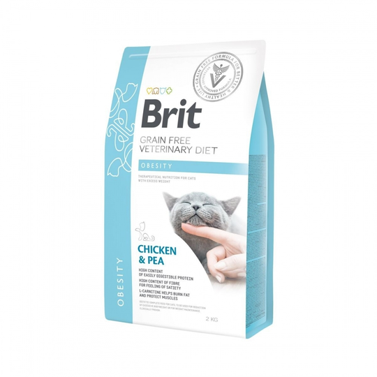 Brit Veterinary Diet Cat Obesity Grain Free (2 kg)