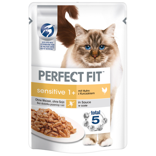 Perfect Fit Sensitive 1+ - 24 x 85 g Kyckling