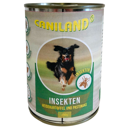 Caniland Insect våtfoder - Ljungpotatis & palsternacka 400 g