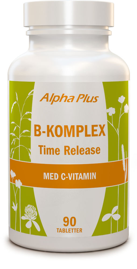 Alpha Plus B-Komplex Time Release 90 tabletter