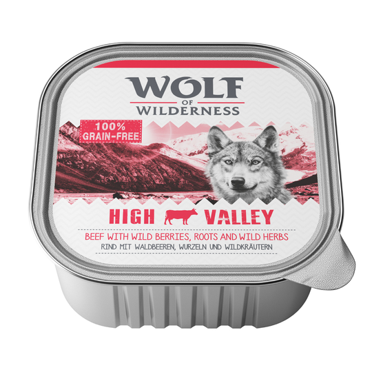 Wolf of Wilderness Adult 6 x 300 g - High Valley - Beef