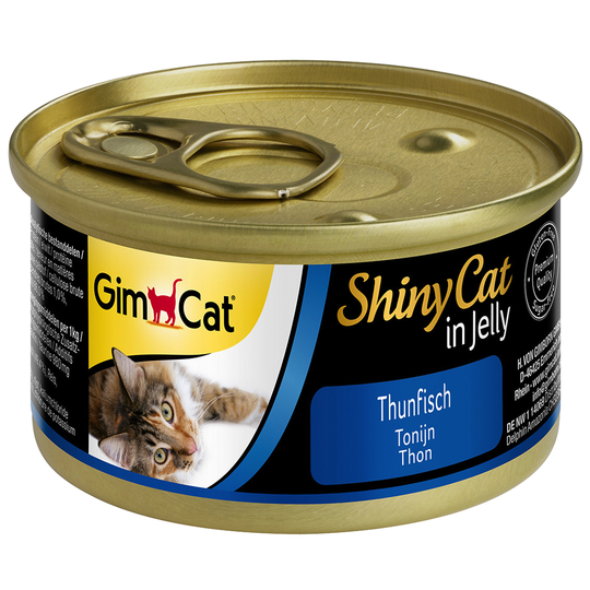 GimCat ShinyCat Jelly 6 x 70 g - Tonfisk