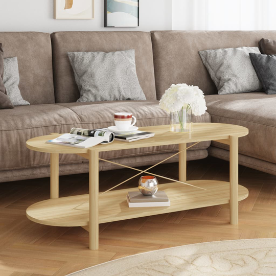 vidaXL Soffbord 110x48x40 cm konstruerat trä