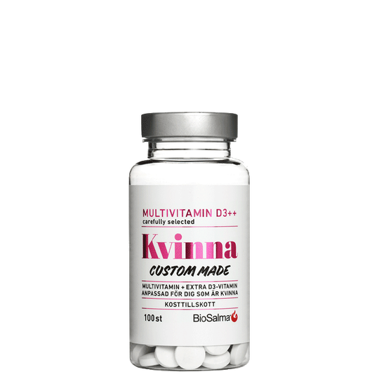 Multivitamin Kvinna D-vitamin++, 100 tabletter