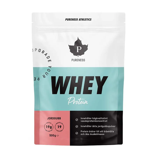 Pureness Athletics Whey Protein Jordgubb, 500g