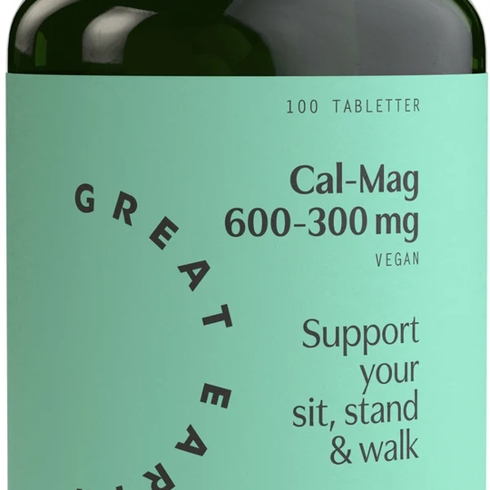 Great Earth Super Cal-Mag 600 mg/300 mg 100 tabletter