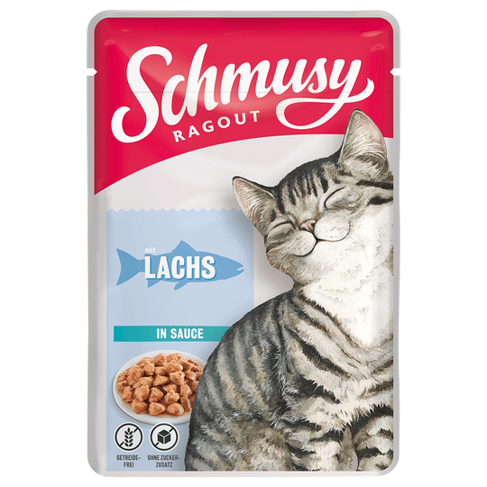 Schmusy Ragout in Sauce 22 x 100 g - Lax