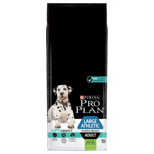 2 kg / 2,5 kg gratis! 14 kg / 16,5 kg PURINA PRO PLAN - Large Adult Athletic OPTIDIGEST (14 + 2,5 kg)