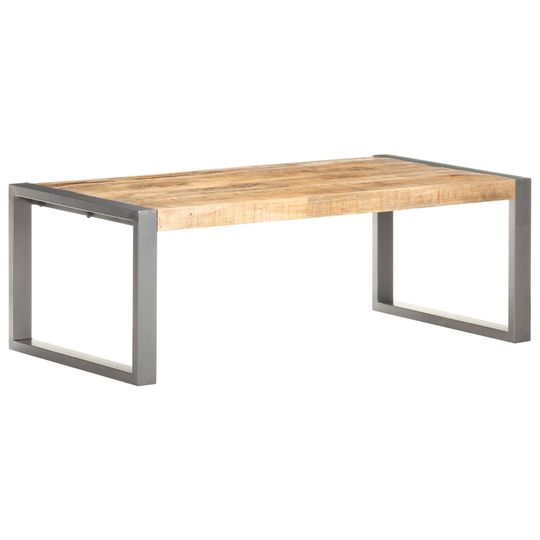 vidaXL Soffbord 110x60x40 cm grovt mangoträ