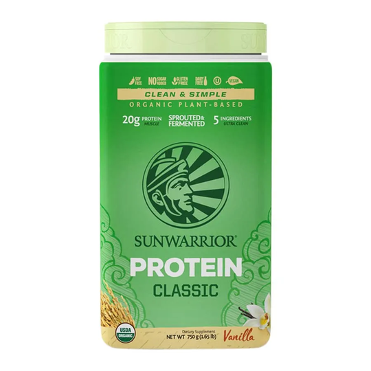 Sunwarrior Classic Protein Vanilj, 750 g ekologisk