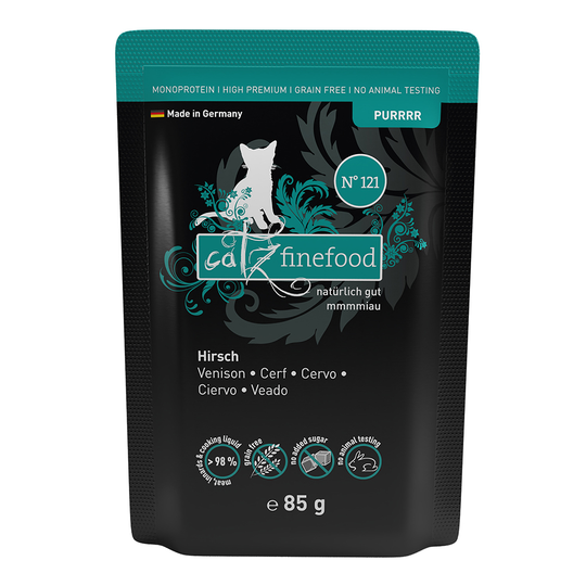 catz finefood Purrrr Pouch 8 x 85 g - No. 121 Hjort