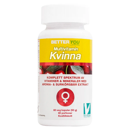 Better You Multivitamin Kvinna, 60 kapslar