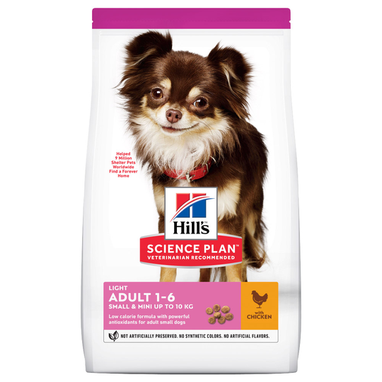 Hill's Science Plan Adult 1-6 Light Small & Mini Chicken 6 kg