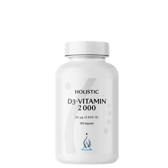 D3-vitamin 2000 IE, 180 kapslar