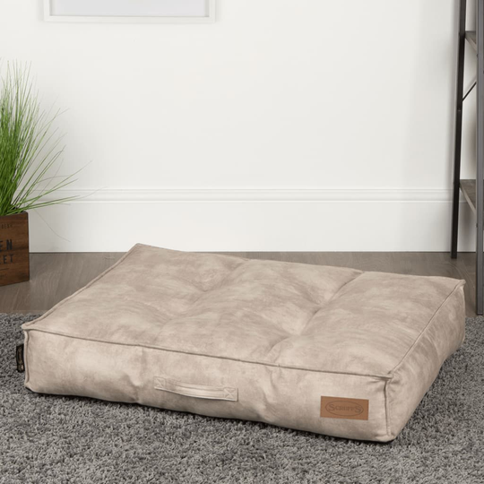 Scruffs & Tramps Hundmadrass Kensington stl L 100x70 cm gräddvit