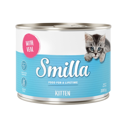 Smilla Kitten 6 x 200 g - Kalvkött