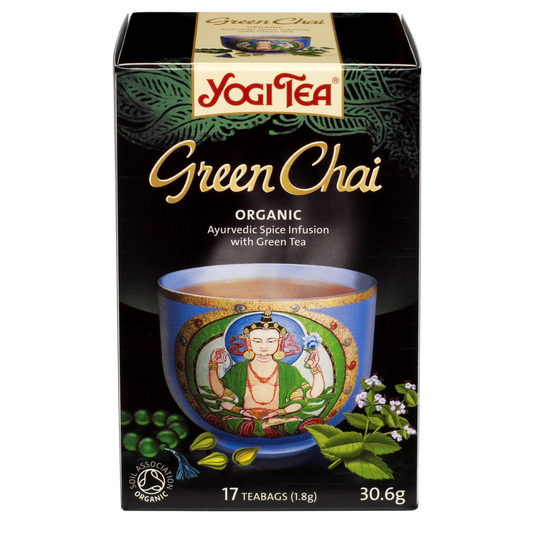 Yogi Tea Ekologiskt grönt chai te krav 17 st