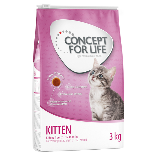 Concept for Life Kitten - förbättrad formel! - 3 kg