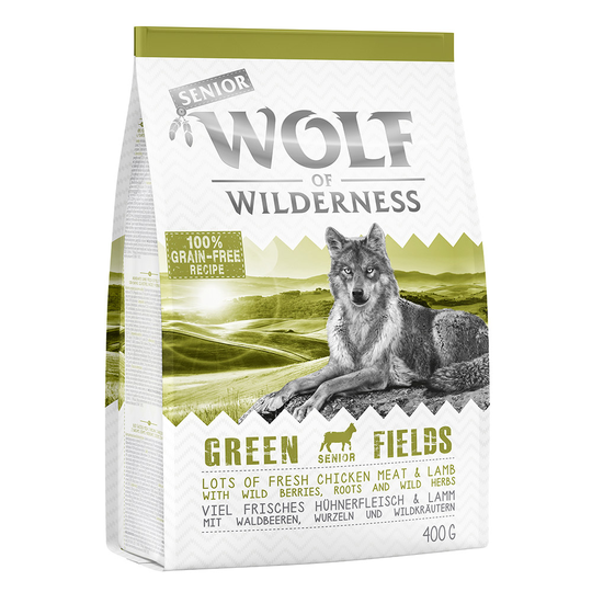 Wolf of Wilderness Senior - Green Fields Lamb - 400 g