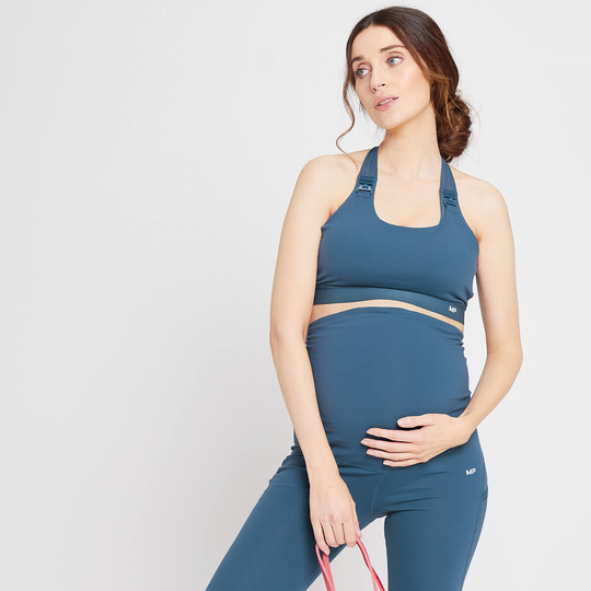 MP Women's Power Maternity/ Nursing Sports Bra - Ljusblå - XS
