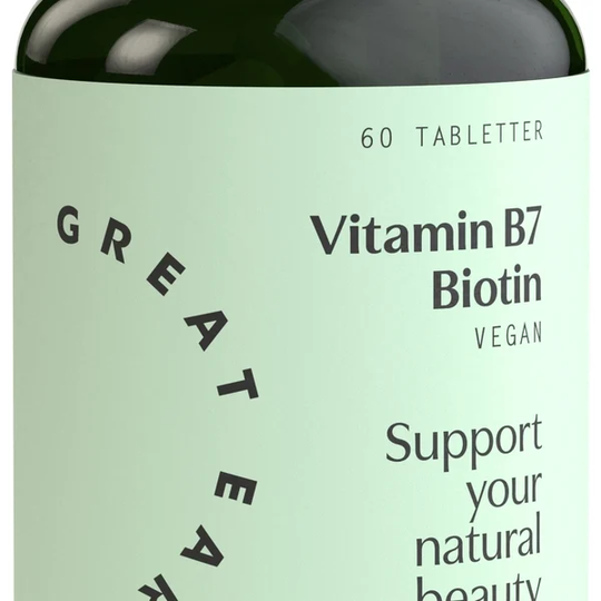 Great Earth Vitamin B7- Biotin 1000 mcg 60 tabletter