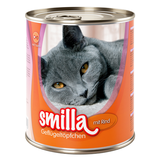 Smilla Poultry Pot 6 x 800 g - Mört fjäderfäkött med nötkött