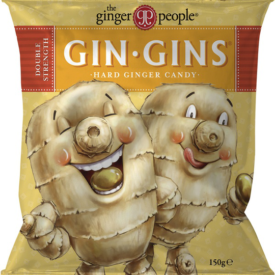 The Ginger People Gin Gins Karamell Ingefärsgodis Starka 150 g