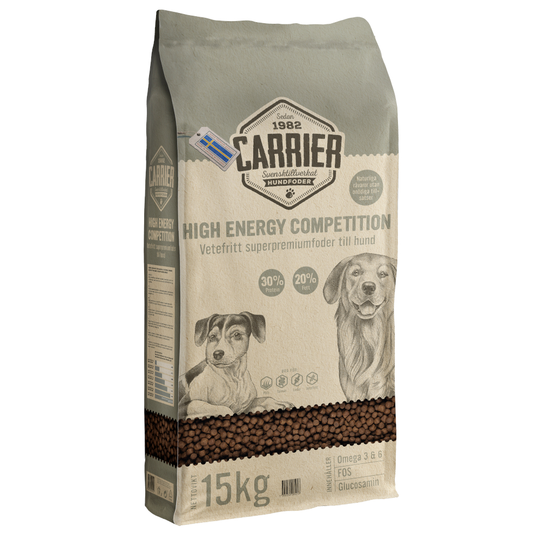 Carrier High Energy Competition 30/20 hundfoder - 15 kg