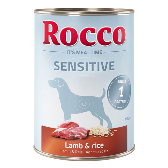 Rocco Sensitive 6 x 400 g - Lamm & ris