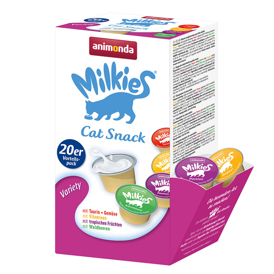 17 + 3 på köpet! 20 x 15 g Animonda Milkies Mixpaket - Mix II Variety (spannmålsfritt)