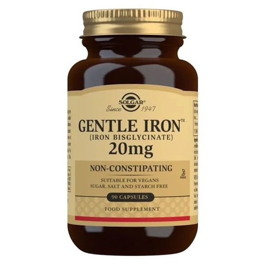 Solgar Gentle Iron 20 mg 90 kapslar