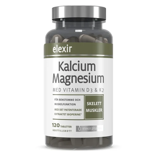Elexir Pharma Elexir Kalcium+Magnesium 120 tabletter