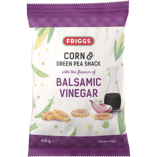 Friggs Corn & Green Pea Snack Balsamic Vinegar 60g