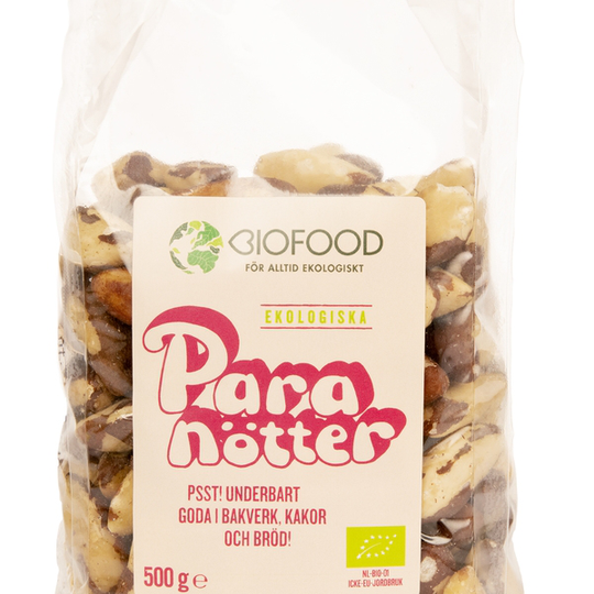 Biofood Ekologiska Paranötter 500 g