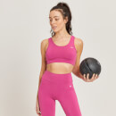 MP Women's Wide Strap Sports Bra - Sangria/röd - XXS