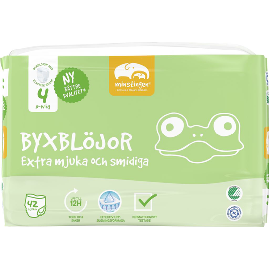 Minstingen Byxblöjor nr 4 (8-14 kg) 42 st