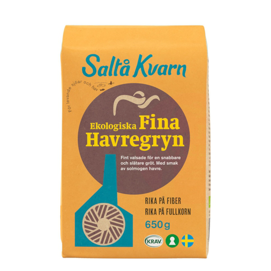 Saltå Kvarn Fina Havregryn 650 g