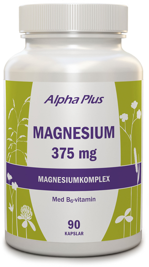 Alpha Plus Magnesium 375 mg 90 kapslar