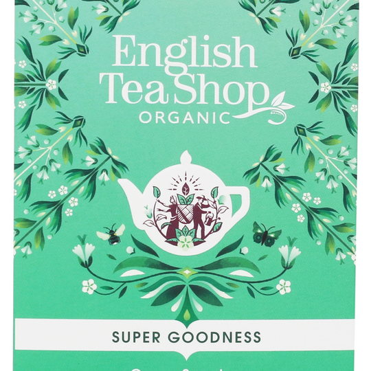 English Tea Shop Super Goodness Mix Grönt te, Sencha, Vitt te & Matcha 35 g