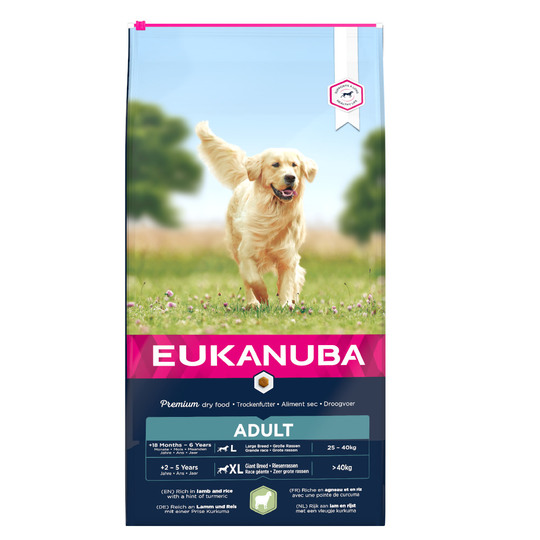 Eukanuba Adult Large Breed Lamb & Rice 12 kg