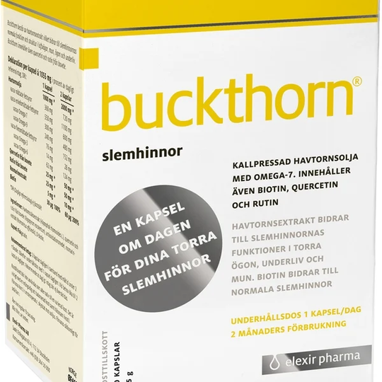 Elexir Pharma Buckthorn 1000 mg 60 kapslar