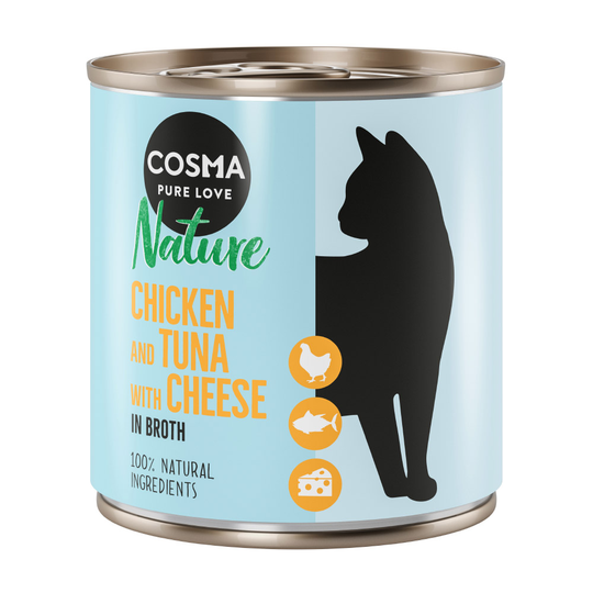 Cosma Nature 6 x 280 g Tonfisk med hela ansjovis