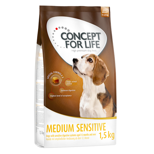 Concept for Life 2 x 1,5 kg till kanonpris! - Medium Sensitive