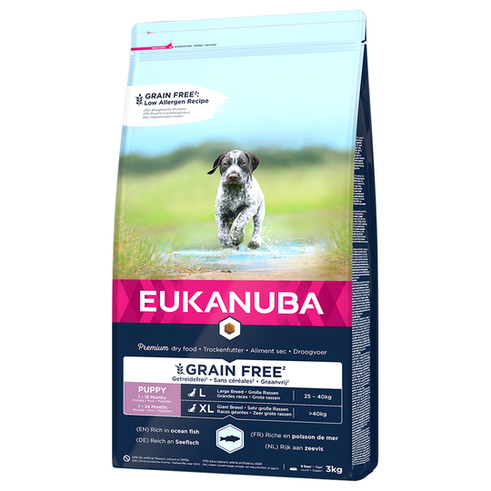 Eukanuba Grain Free Puppy Large Breed Salmon - 3 kg