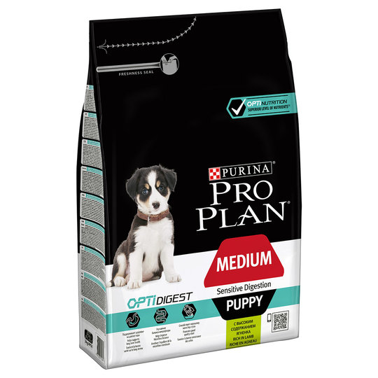 Pro Plan Medium Puppy Lamb & Rice OPTIDIGEST - Ekonomipack: 2 x 3 kg