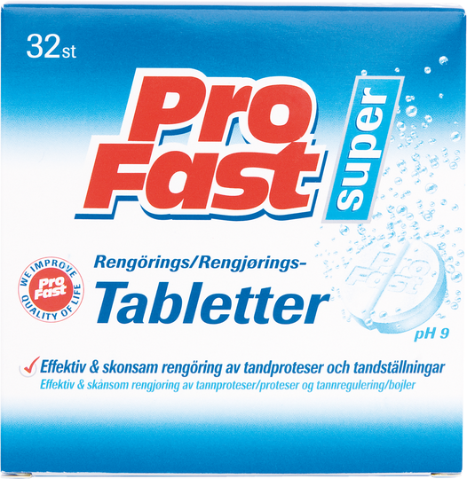 Profast Super Rengöringstablett Protes 32st