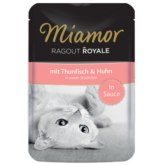 Miamor Ragout Royale i sås 22 x 100 g - Tonfisk & kyckling