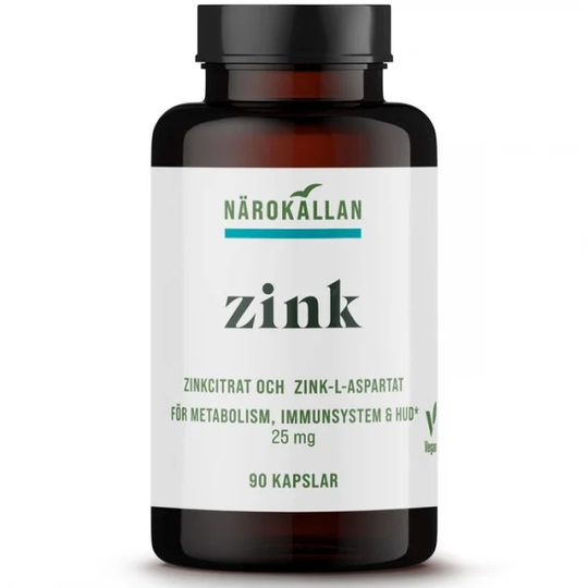 Närokällan Zink 90 kapslar