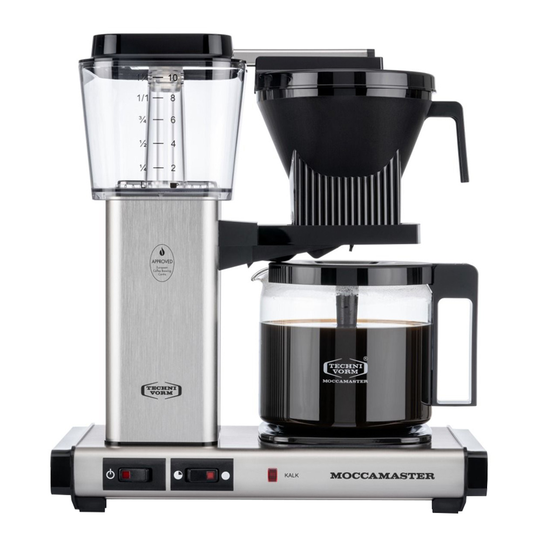 Moccamaster - Moccamaster Automatic S Kaffebryggare Brushed Silver
