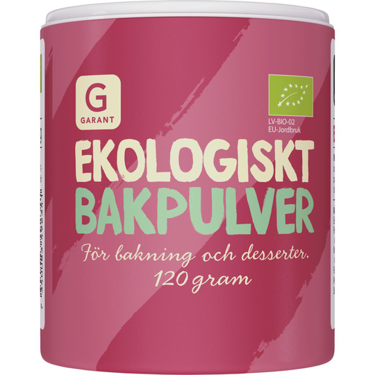 Garant Ekologiskt Bakpulver 120 g